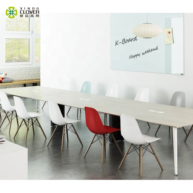Modern High Top Meeting Table Wood Conference Table for Meeting Room