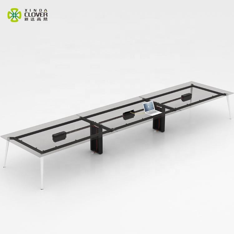 Modern High Top Meeting Table Wood Conference Table for Meeting Room