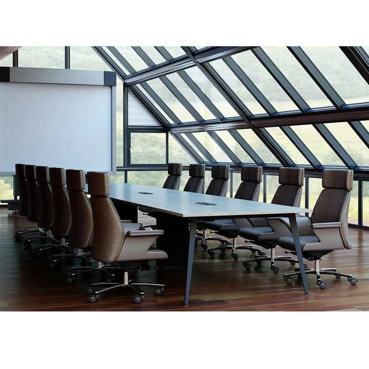 Modern High Top Meeting Table Wood Conference Table for Meeting Room
