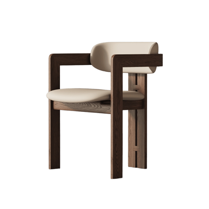 Comfortable Soft Pack Seat with Solid Wood Backrest Chair
