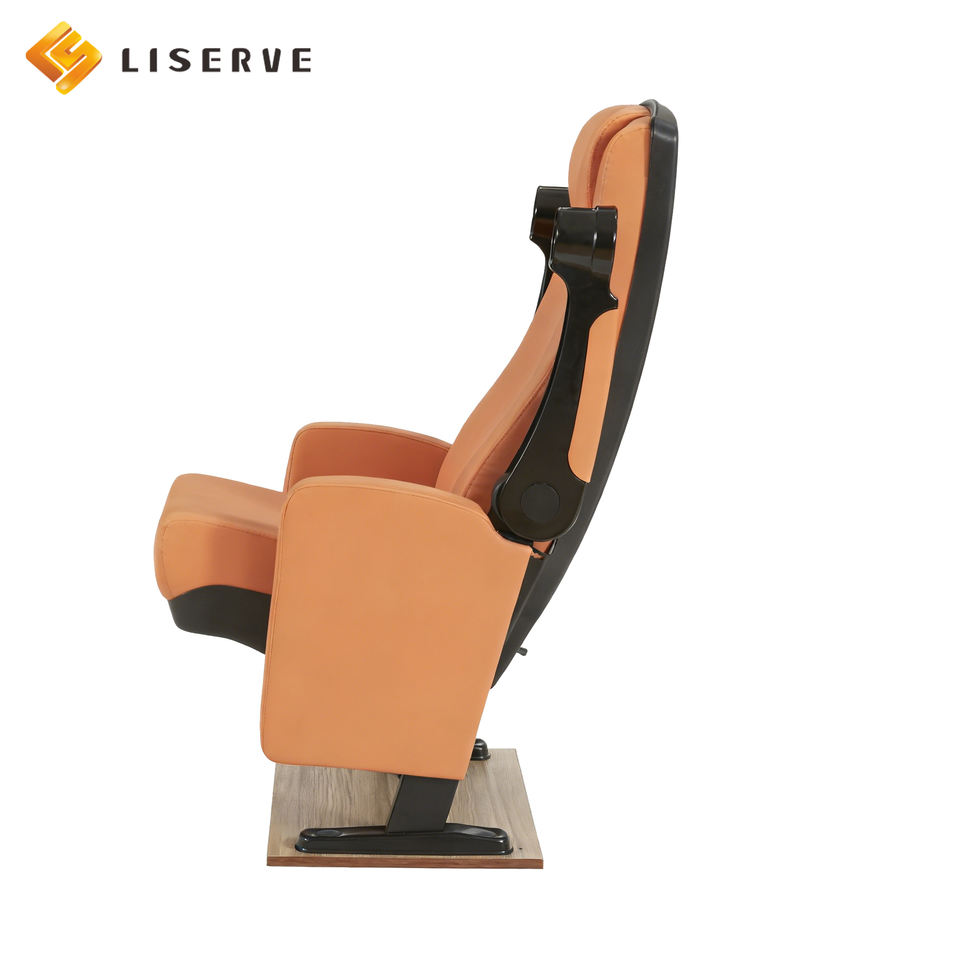 Modern Fabric Durable School Auditorium Seats with Cup Holders-Commercial Furniture