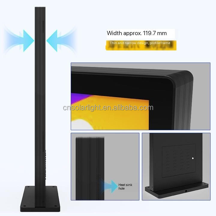 Digital LCD Display Advertising Signage LED Light Source for Office Application