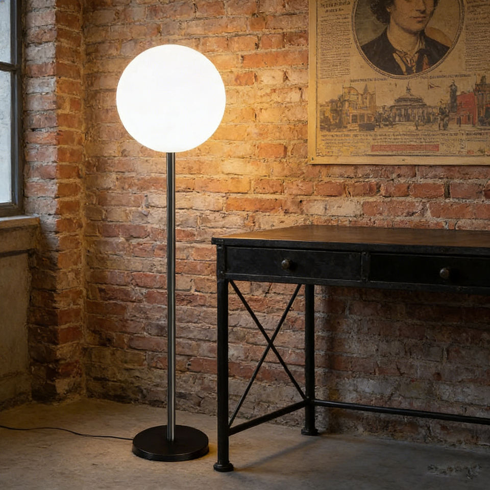 American Market Modern Minimalist Floor Lamp CE ROHS Certified LED Light Plastic Body Remote for Hotels Living Room