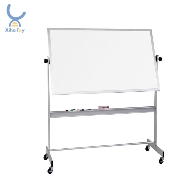 Multi Functional Reversible Mobile Whiteboard Classroom Room Divider with Dry Erase Surface School Training Center Office Use