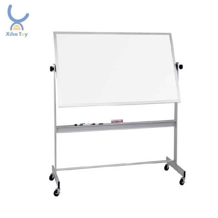 Multi Functional Reversible Mobile Whiteboard Classroom Room Divider with Dry Erase Surface School Training Center Office Use