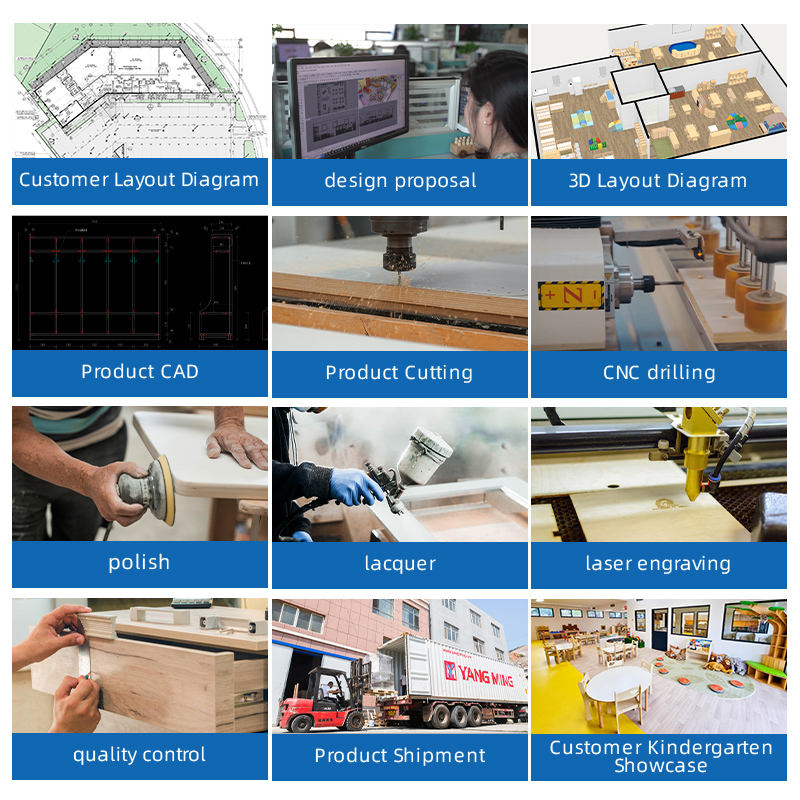 Kindergarten Furniture Preschool Classroom Design Nursery Book Toy Storage Organizer Wooden Montessori Daycare Cube Cabinet