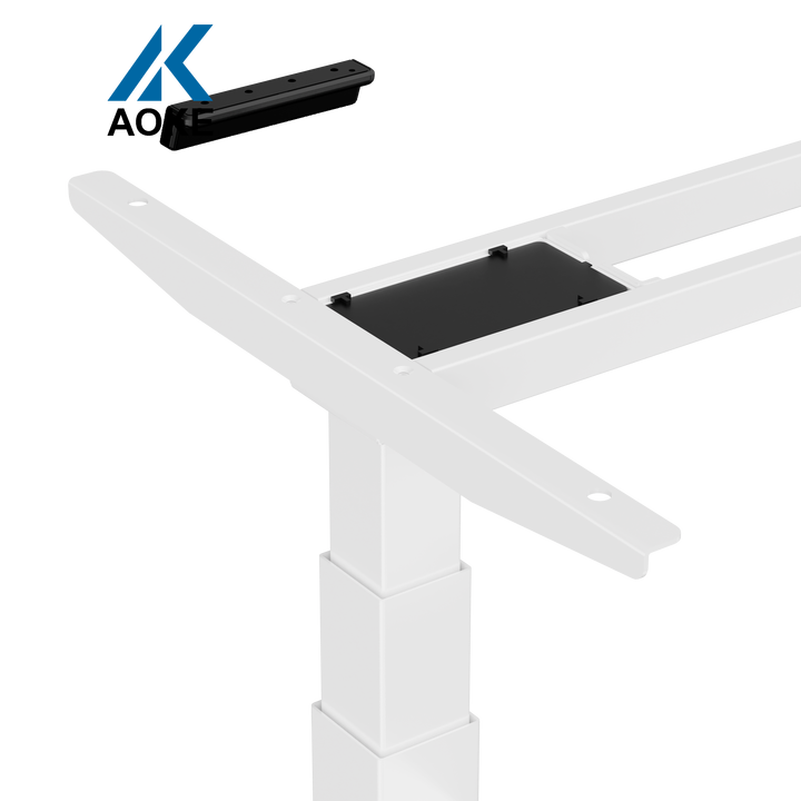 AOKE Office Furniture Standing Height Adjustable Electric Sit Stand Computer Desk Dual People Office Table Workstation