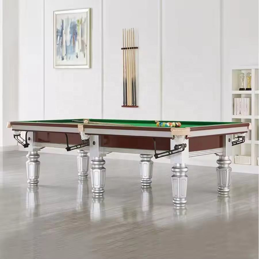 Dragon River Factory Customized 12ft Luxury Slate Billiards Table Tournament Grade Factory Direct Sales Low-Priced Home