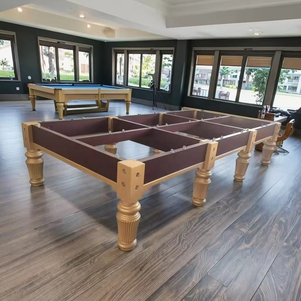 Dragon River Factory Customized 12ft Luxury Slate Billiards Table Tournament Grade Factory Direct Sales Low-Priced Home