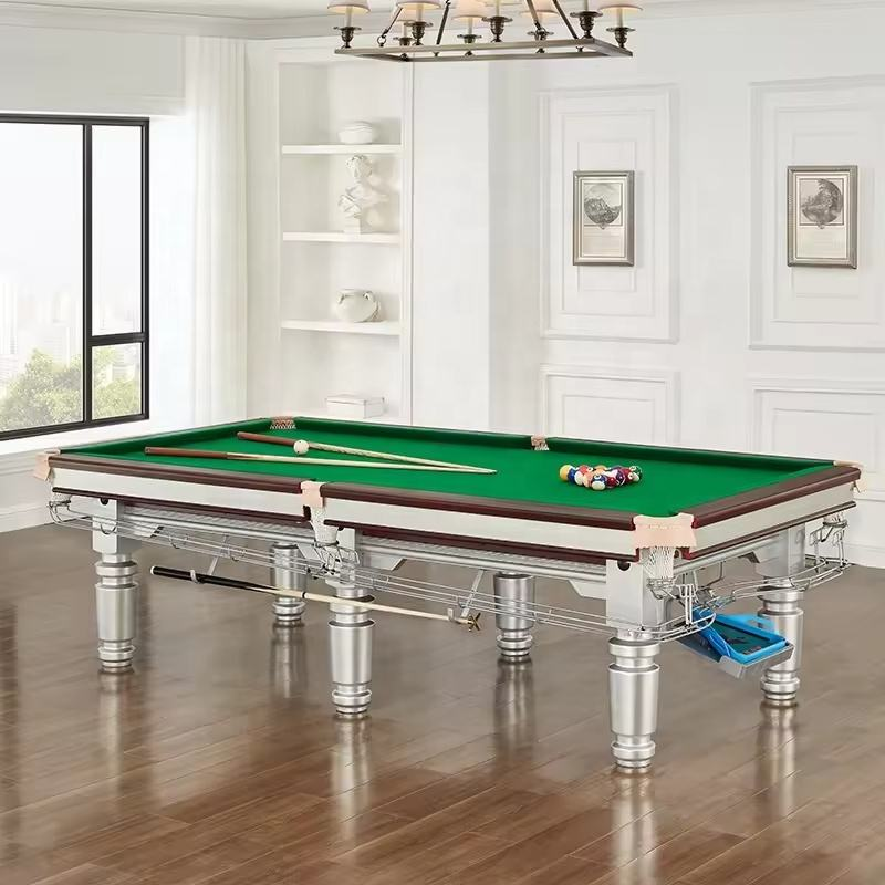 Dragon River Factory Customized 12ft Luxury Slate Billiards Table Tournament Grade Factory Direct Sales Low-Priced Home