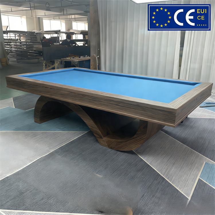 Factory Customized High Quality Solid Wood Pool Table 7ft Luxury Standard Design Slate Home Tournament Grade Leather Pockets