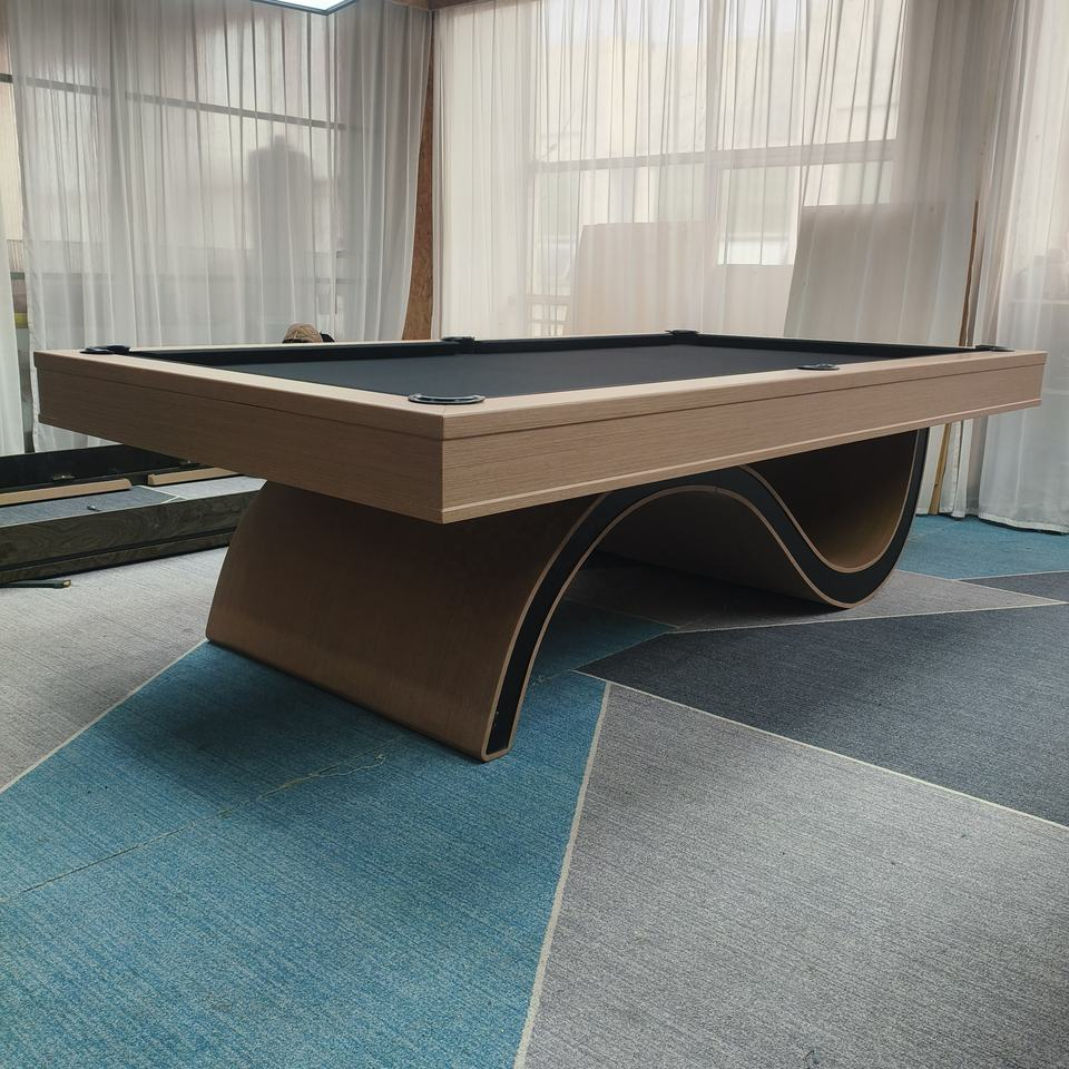 Factory Customized High Quality Solid Wood Pool Table 7ft Luxury Standard Design Slate Home Tournament Grade Leather Pockets