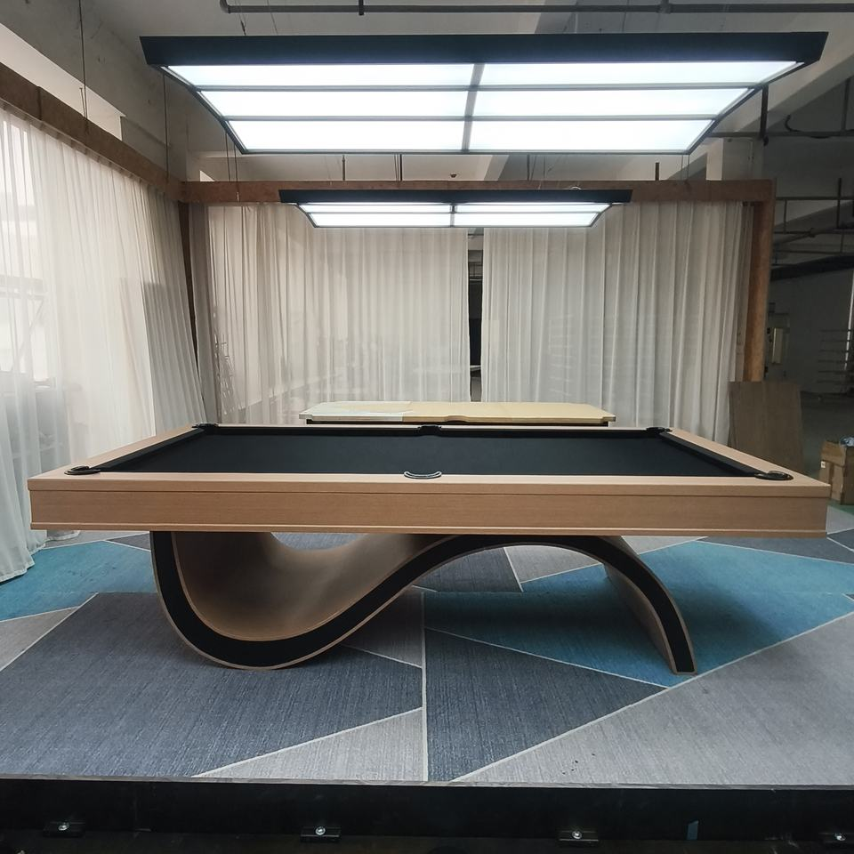 Factory Customized High Quality Solid Wood Pool Table 7ft Luxury Standard Design Slate Home Tournament Grade Leather Pockets