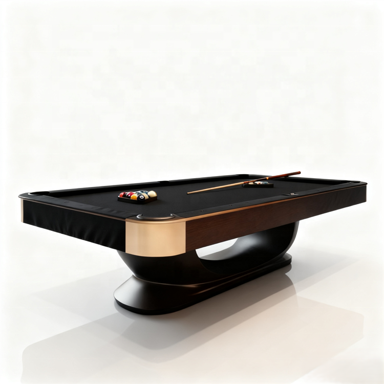 Factory Customized 2026 Solid Wood Pool Table 7ft Wood Cushion Bluestone Slabs Durable Luxury Tournament Grade Leather