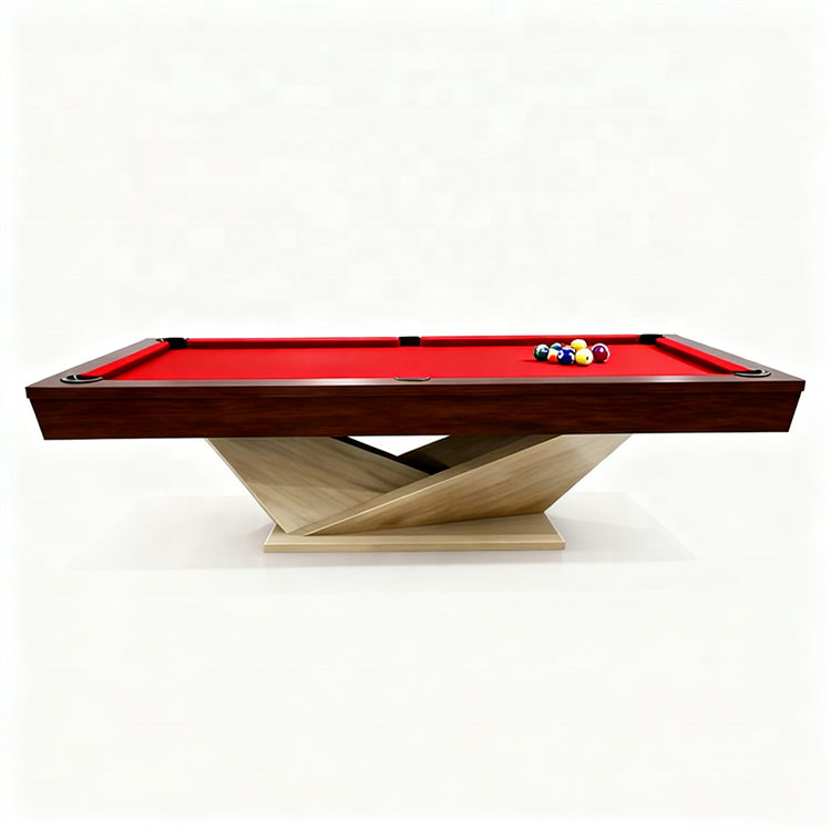Factory Customized 2026 Solid Wood Pool Table 7ft Wood Cushion Bluestone Slabs Durable Luxury Tournament Grade Leather