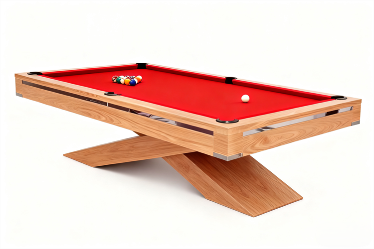 Factory Customized 2026 Solid Wood Pool Table 7ft Wood Cushion Bluestone Slabs Durable Luxury Tournament Grade Leather