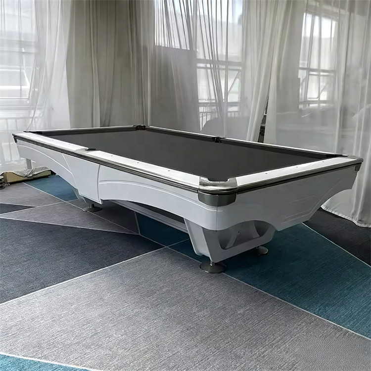 Factory Customized 2026 Solid Wood Pool Table 7ft Wood Cushion Bluestone Slabs Durable Luxury Tournament Grade Leather