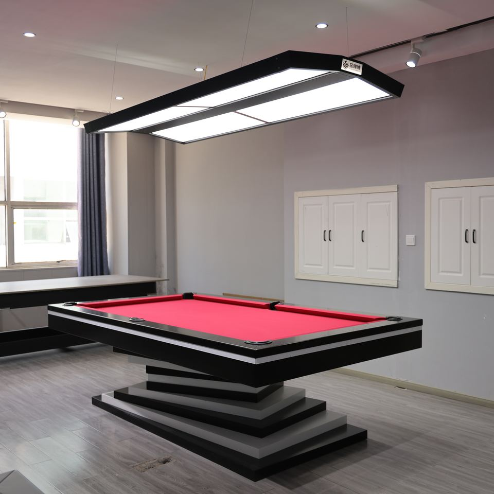 Factory Hot Selling Customized Modern Tournament Grade Billiards Table 8ft/9ft Automatic Return & Solid Wood Home Dining Table
