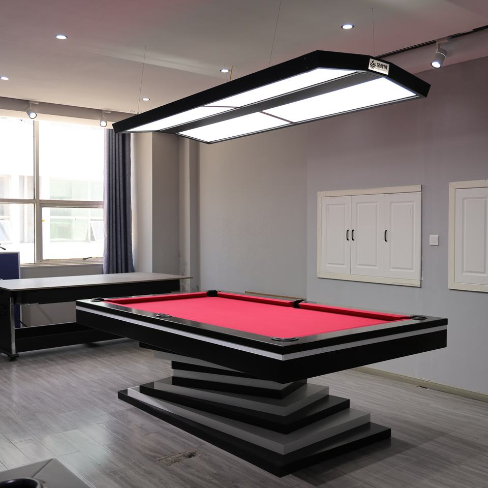 Factory Hot Selling Customized Modern Tournament Grade Billiards Table 8ft/9ft Automatic Return & Solid Wood Home Dining Table