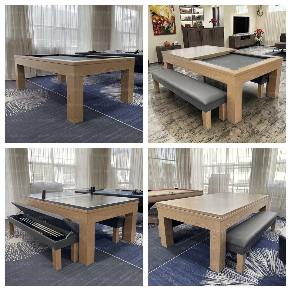 Dragon River Factory Cheap Price Multi Game Pool Billiard Table Home Use Tournament Grade 6ft Indoor Leather Pocket Customizable