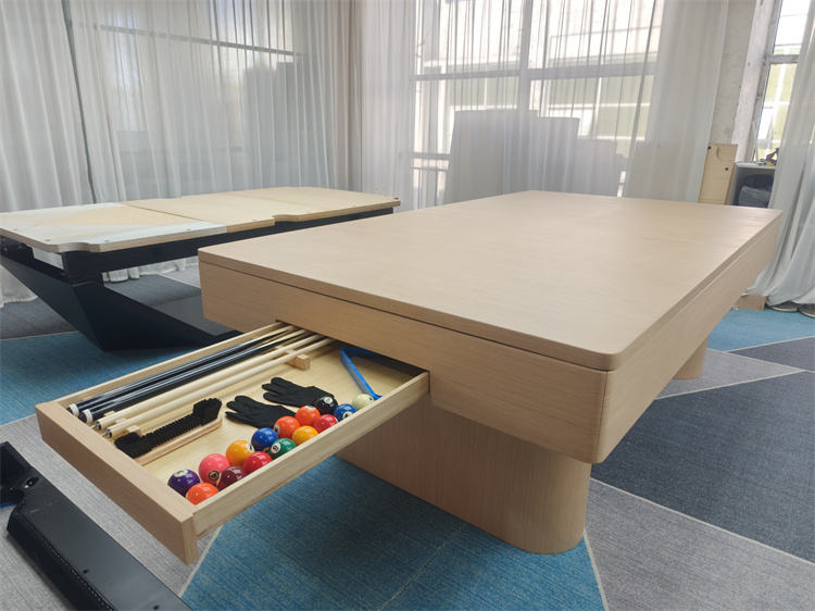 Factory Custom Home 4-in-1 Diamond American Style 7ft Solid Wood Pool Table Leather Pockets-Tournament Grade Billiard Table