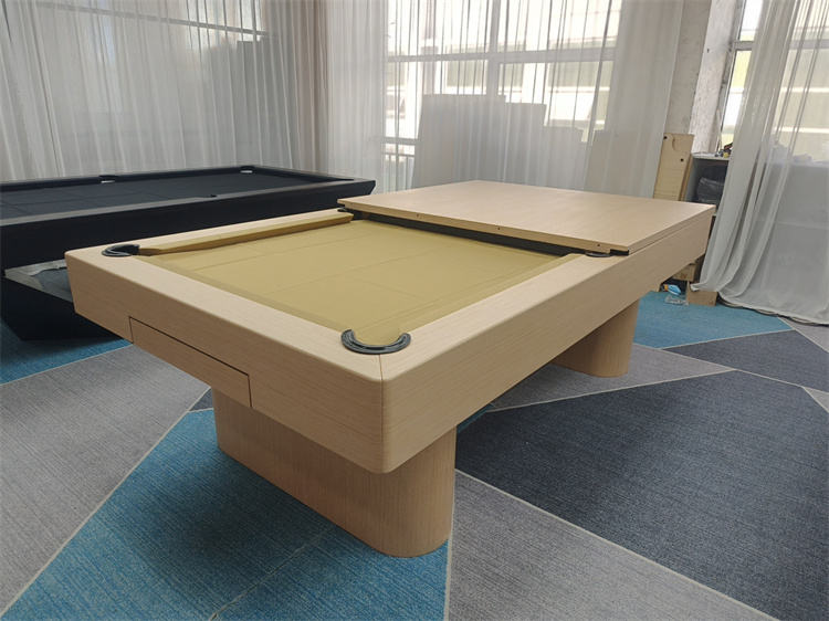 Factory Custom Home 4-in-1 Diamond American Style 7ft Solid Wood Pool Table Leather Pockets-Tournament Grade Billiard Table