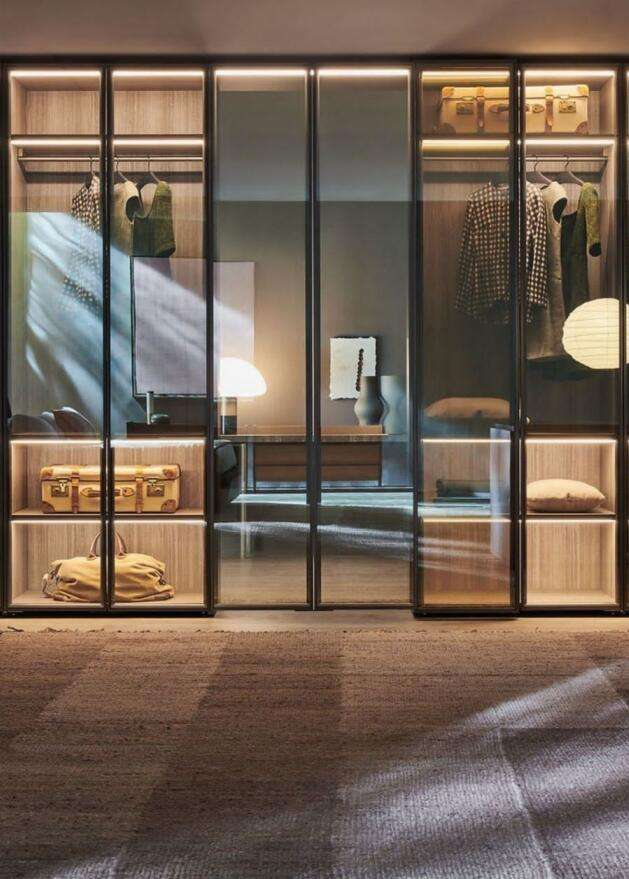 2022 New Design Custom Modern Adjustable MDF Wardrobe Closet Bedroom Furniture