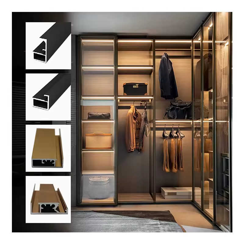 3 Doors Smart Bedroom Solid Pine Wooden Wardrobe Design Picture with Mirror