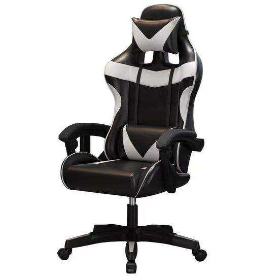 Modern RGB Gaming Chair Comfortable Adjustable Leather with Cooling, Lift Features for PC Computer Office Use