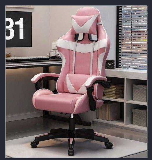 Modern RGB Gaming Chair Comfortable Adjustable Leather with Cooling, Lift Features for PC Computer Office Use