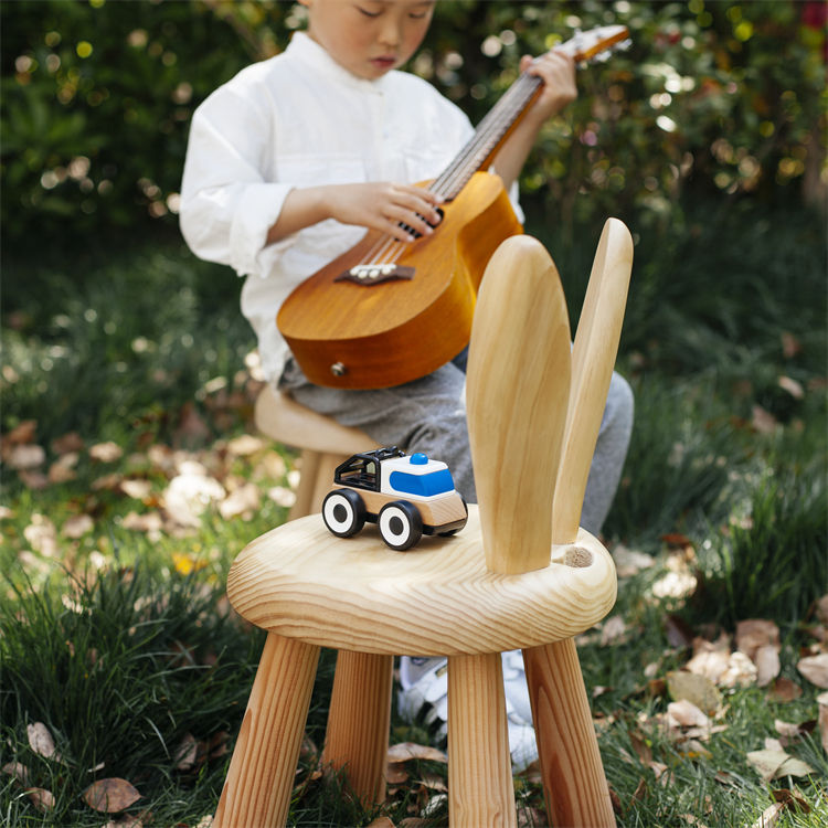 2021 New Modern Pine Maple Oak Walnut Wood Children's Solid Wood Dining Chair for Bedroom and Outdoor Use From JIAMUJIA