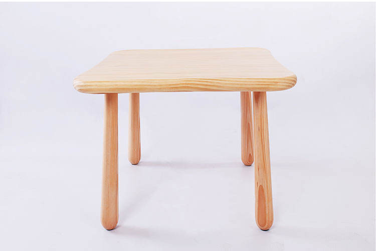 JIAMUJIA Hot Sale Eco-friendly Solid Pine Wooden square Kids' Tables