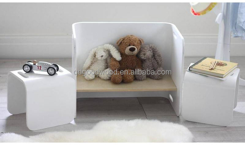 Kids Activity Wooden Learning Desk and Chair Set for Bedroom & Living Room School Children Furniture