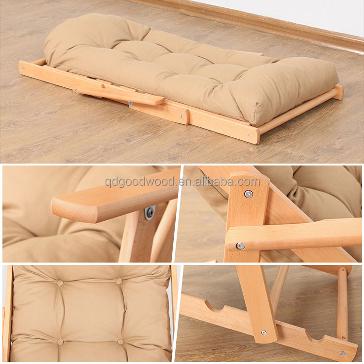 Modern Kids Solid Wood Adjustable Height Foldable Comfortable Outdoor Beach Luxury Bedroom Dining Living Room Casual Lazy