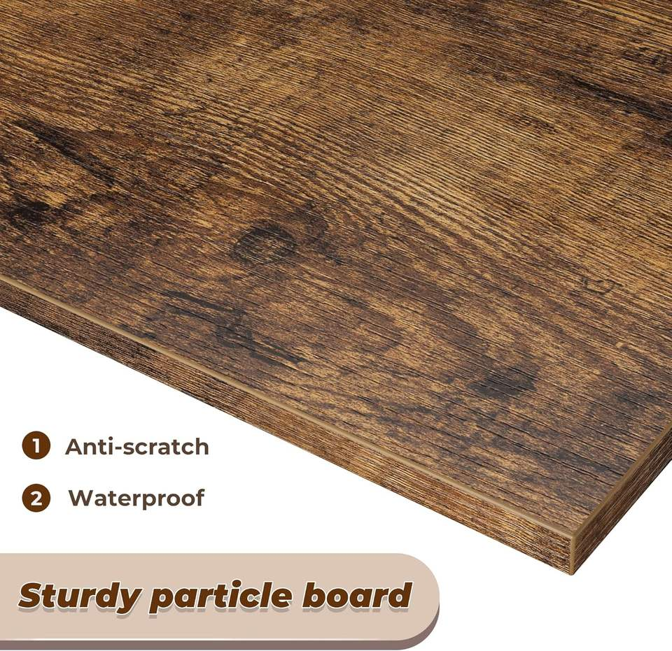 TV Stand, Entertainment Center with Adjustable Shelf, 2 Cabinets, TV Console Table, Media Console, Solid Wood Feet, Cord Holes