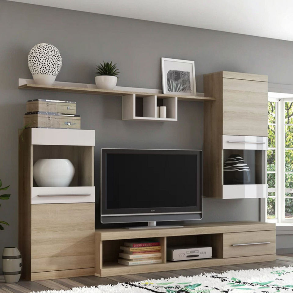 Hanging Shelf, Display Cabinet, TV Wall, Media Wall, Cabinet Wall, TV Cabinet, Living Room