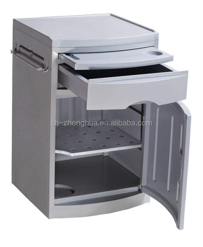 Colorful Medical Bed Side Cabinet for Hospital Patient Wards