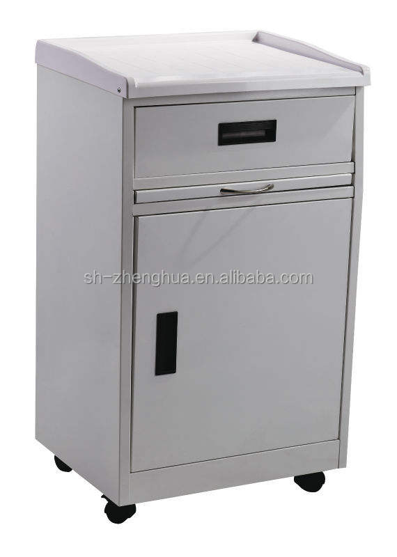 Colorful Medical Bed Side Cabinet for Hospital Patient Wards