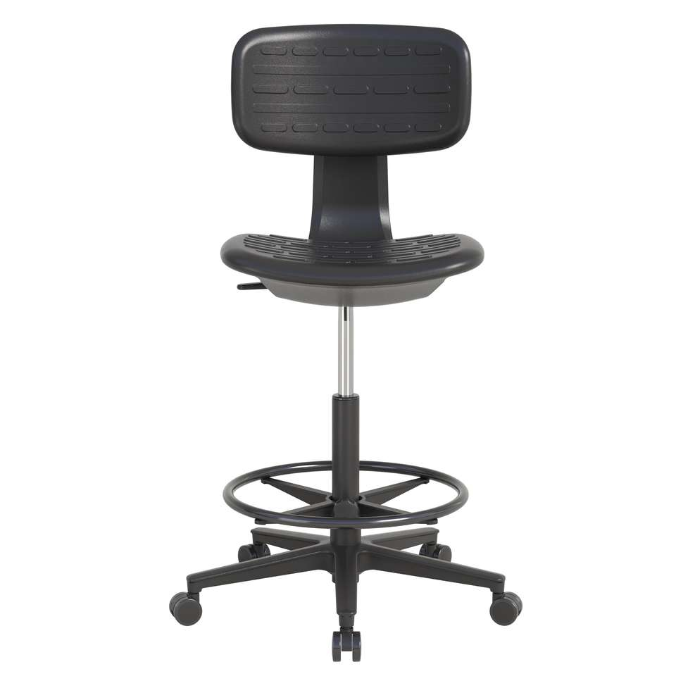 Laboratory Chairs Stainless Steel Polyurethane Plastic Metal Durable Heavy Duty Chemical Resistant Corrosion Proof Lab Stools
