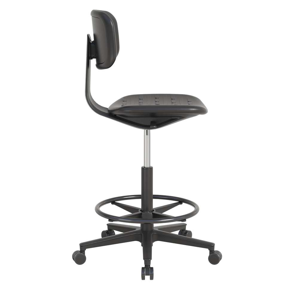 Laboratory Chairs Stainless Steel Polyurethane Plastic Metal Durable Heavy Duty Chemical Resistant Corrosion Proof Lab Stools