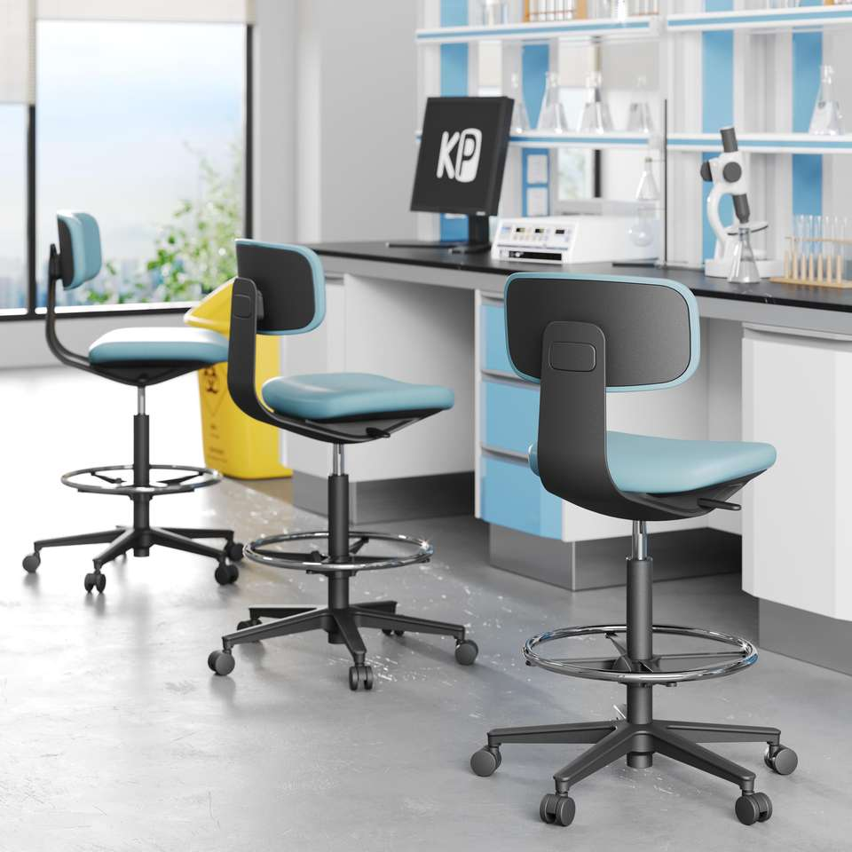 Laboratory Chair Medical Dental Chemistry Science Chair Blood Collection Sample Research Clinical Use Lab Stools Chair