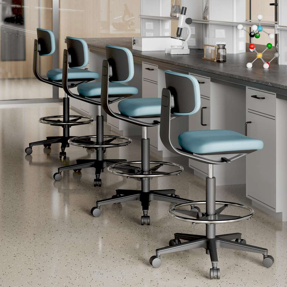 Laboratory Chair Medical Dental Chemistry Science Chair Blood Collection Sample Research Clinical Use Lab Stools Chair