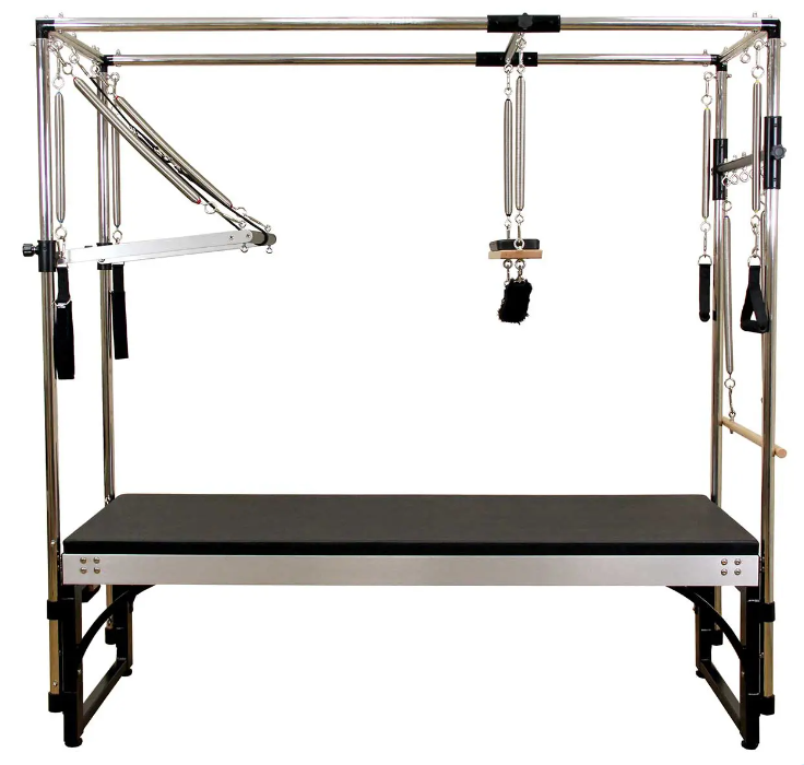 Training Bed Green Pilates Body Building Pilates Reformer with Cadillac Combo