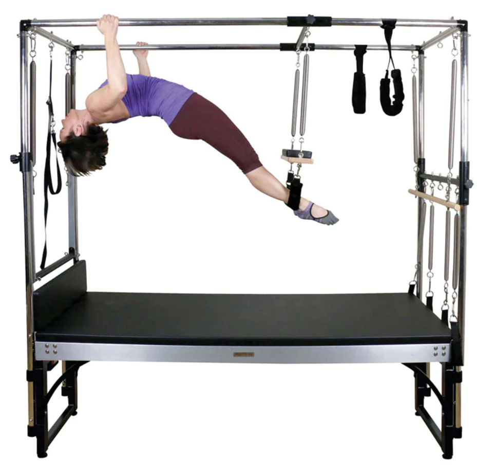Training Bed Green Pilates Body Building Pilates Reformer with Cadillac Combo
