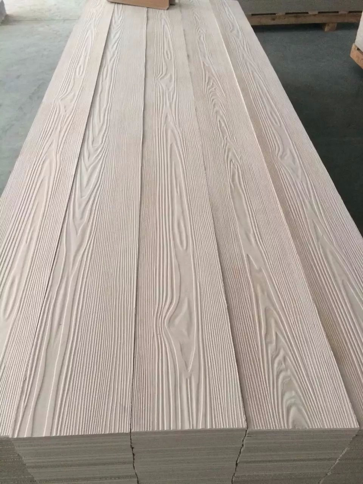 Wood Effect Fiber Cement Exterior Wall Panel Cladding