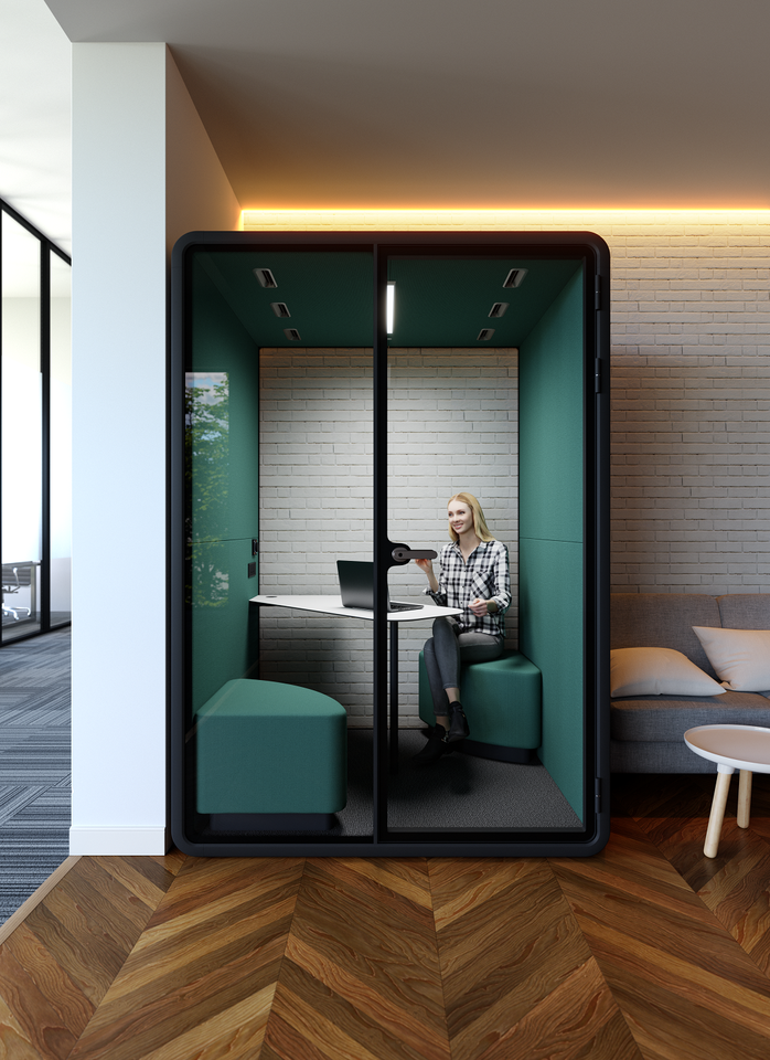 Soundproof Indoor Mobile Work Space Office Pod Meeting Work Pods Phone Study Cabin Booth