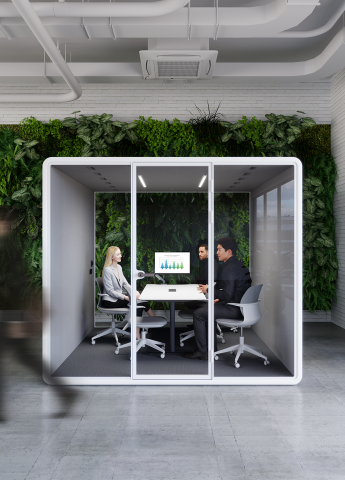 Soundproof Indoor Mobile Work Space Office Pod Meeting Work Pods Phone Study Cabin Booth