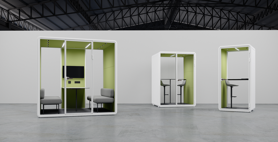 Soundproof Indoor Mobile Work Space Office Pod Meeting Work Pods Phone Study Cabin Booth