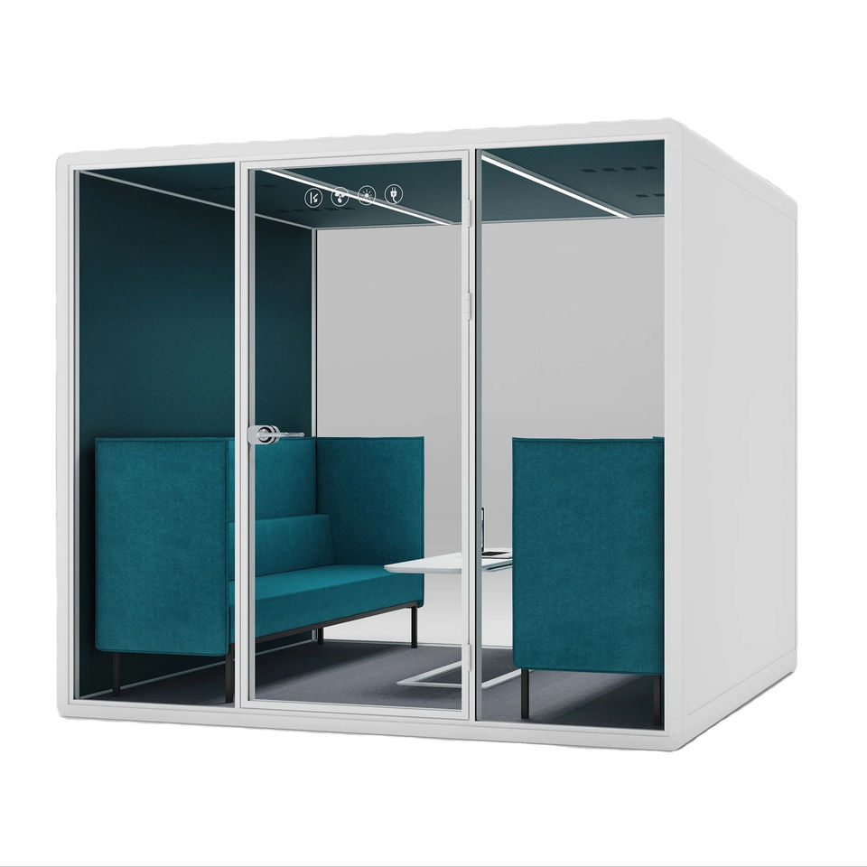 Soundproof Office Pod Meeting Booth Modern Cabine Low Noise Large Size Soundproof Office Meeting Pod