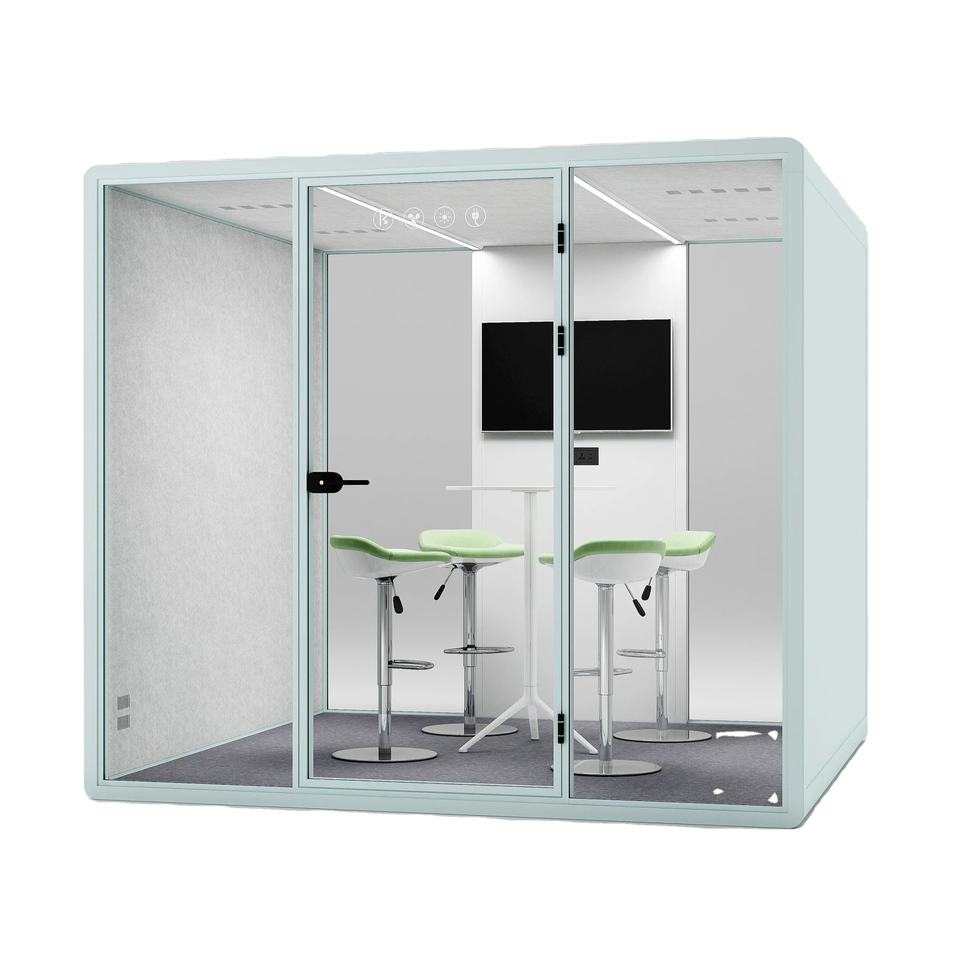 Soundproof Office Pod Meeting Booth Modern Cabine Low Noise Large Size Soundproof Office Meeting Pod
